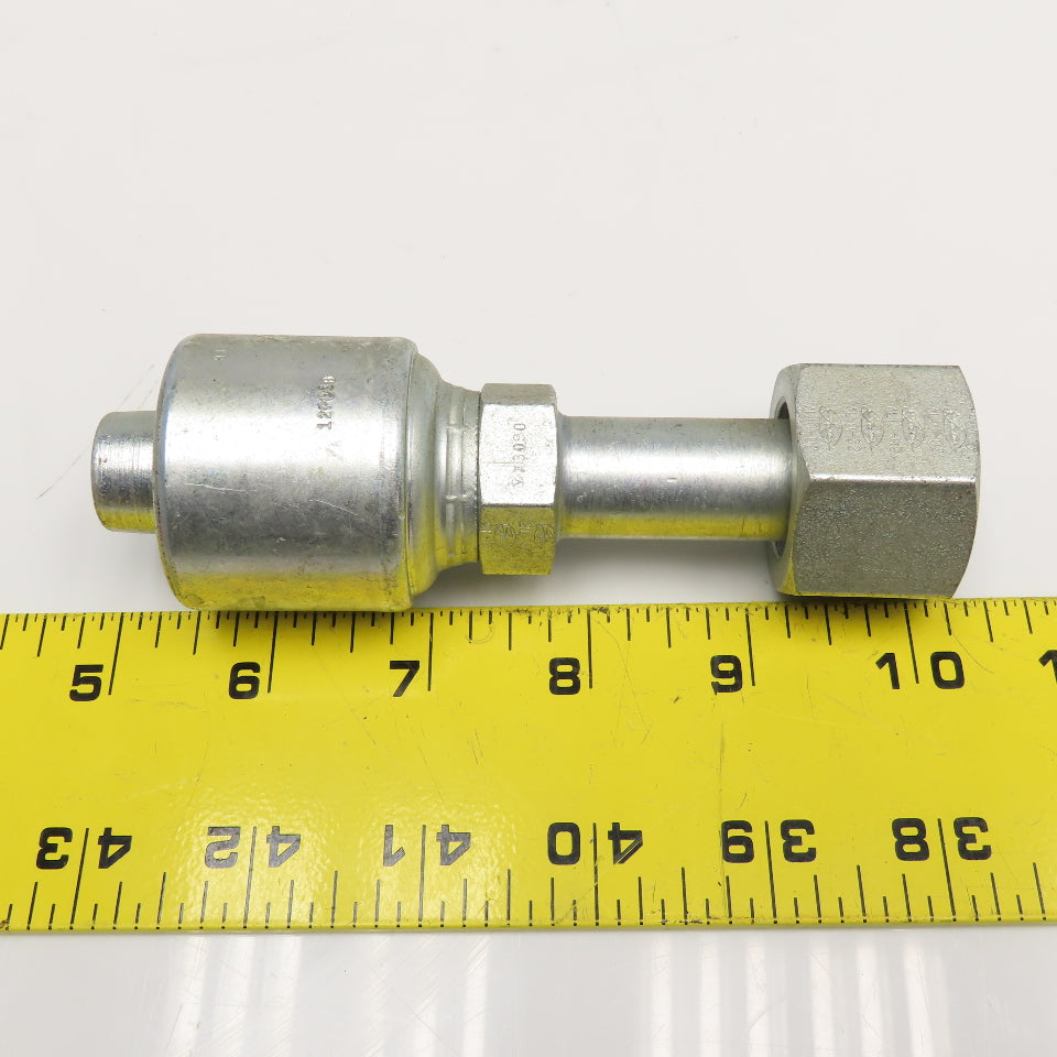 Gates 12G 12FFORX 3/4" Hose ID x 3/4" JIC Female Swivel Straight Fitting