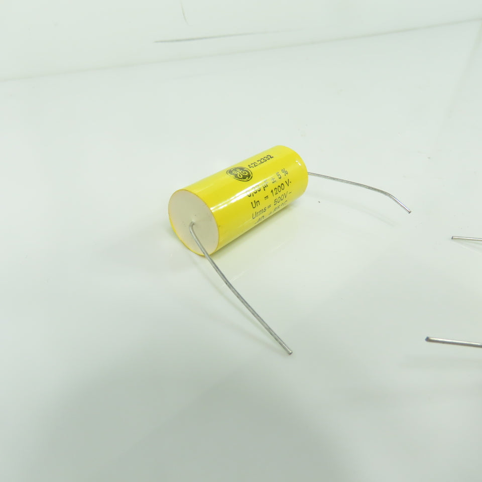 General Electric 42L2332 Film Capacitor Un=1200V Urms=500V 0.33uF Lot Of 2