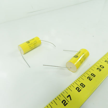 General Electric 42L2332 Film Capacitor Un=1200V Urms=500V 0.33uF Lot Of 2