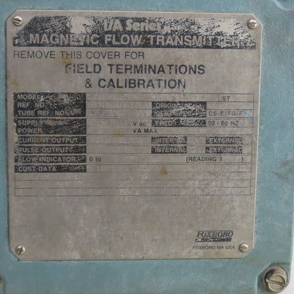 Foxboro IMT10-PA10 I/A Series Magnetic Flow Transmitter 120V 4-20Ma Output