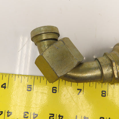 Gates 12G 12FFORX 90XS 3/4" Hose ID x 3/4" Female Flat Face Swivel Elbow 90°