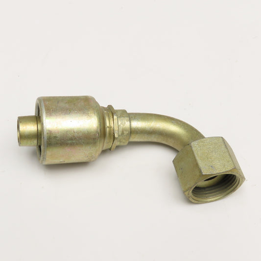 Gates 12G 12FFORX 90XS 3/4" Hose ID x 3/4" Female Flat Face Swivel Elbow 90°