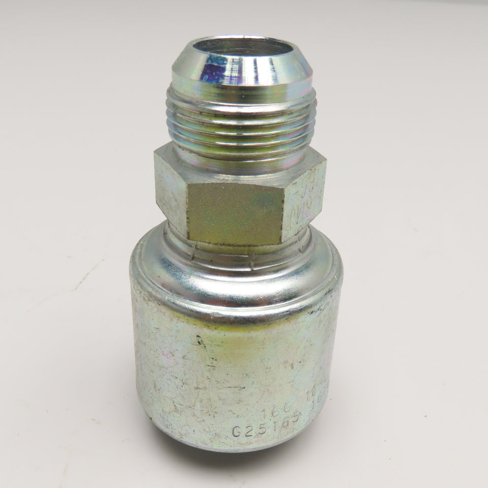 Gates 16G 16MJ 1" Male JIC x 1" Hose ID Straight Hydraulic Fitting