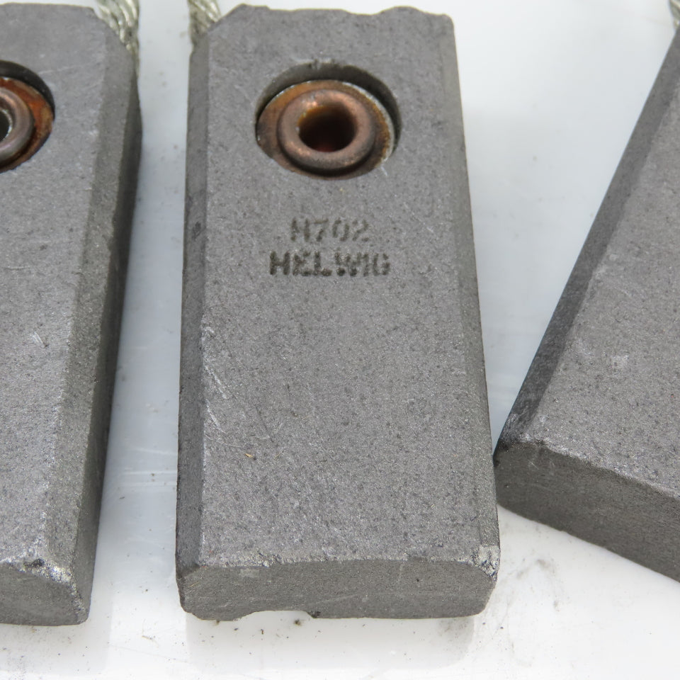Helwig H702 Carbon Motor Brush 2-3/4" x 1-1/4" x 3/4" Lot Of 13