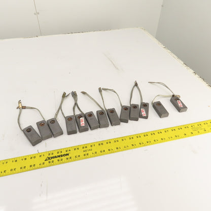Helwig H702 Carbon Motor Brush 2-3/4" x 1-1/4" x 3/4" Lot Of 13