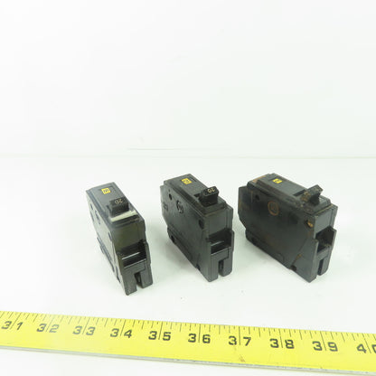 GE General Electric THQL1120 20A 120/240V Circuit Breaker 1-Pole Lot Of 3