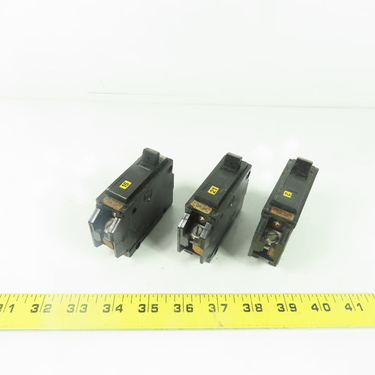 GE General Electric THQL1120 20A 120/240V Circuit Breaker 1-Pole Lot Of 3