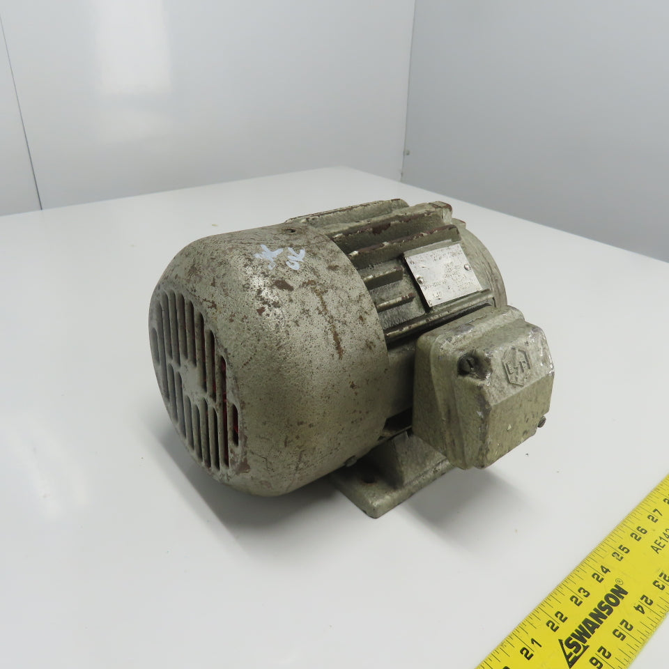Ajax AC Electric Motor 3Ph 230/460V 143T Frame 1750RPM