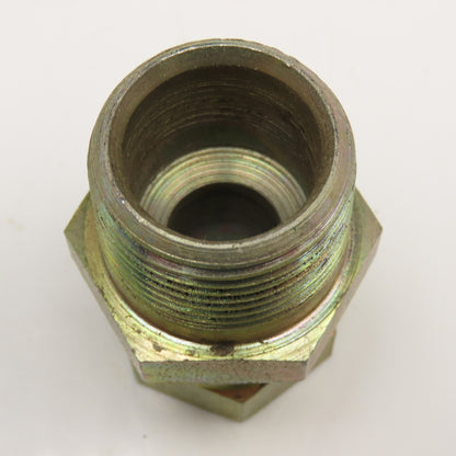 1" NPT Male x 3/4" NPSM Swivel Female Flare Seat Hydraulic Fitting