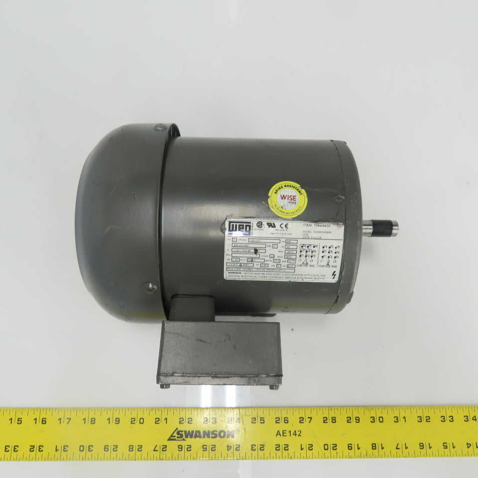 WEG 5036ES3EB56 1/2HP AC Electric Motor 3Ph 230/460V B56 Frame 3470RPM