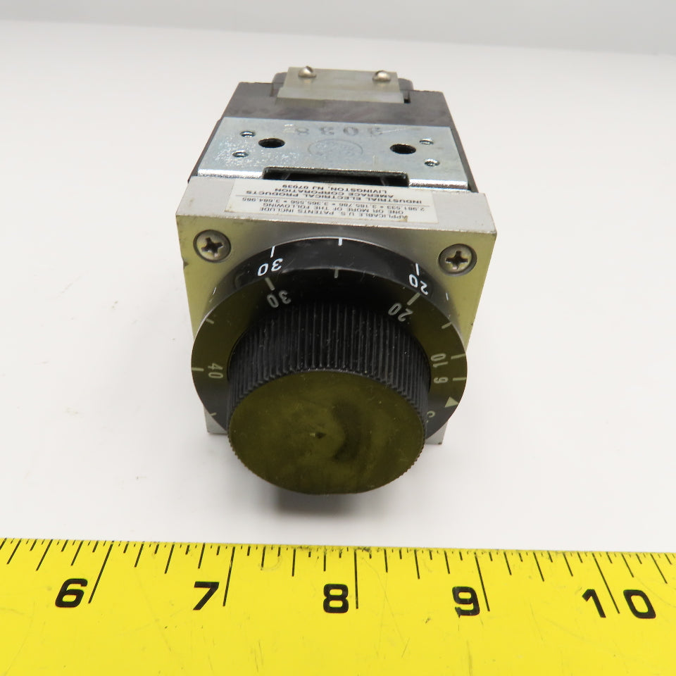 Agastat 7012AIL 120V 60Hz 6-60 Minute Timer