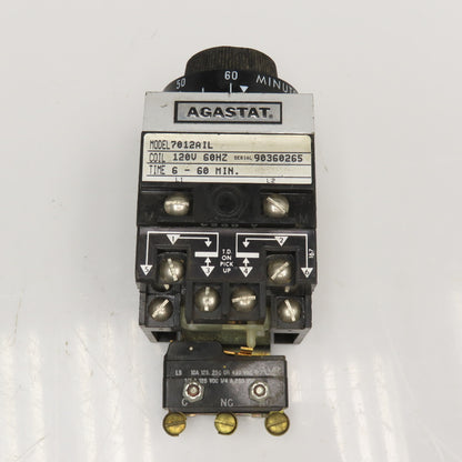 Agastat 7012AIL 120V 60Hz 6-60 Minute Timer