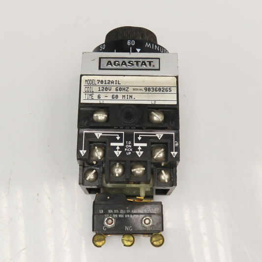 Agastat 7012AIL 120V 60Hz 6-60 Minute Timer