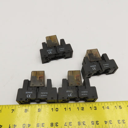 Tyco PT52AL24 General Purpose Relay 24VDC Used Lot Of 4
