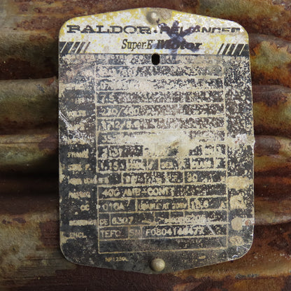 Baldor 7.5HP AC Electric Motor 208-230/460V 3PH 3520RPM 213T Frame Tested