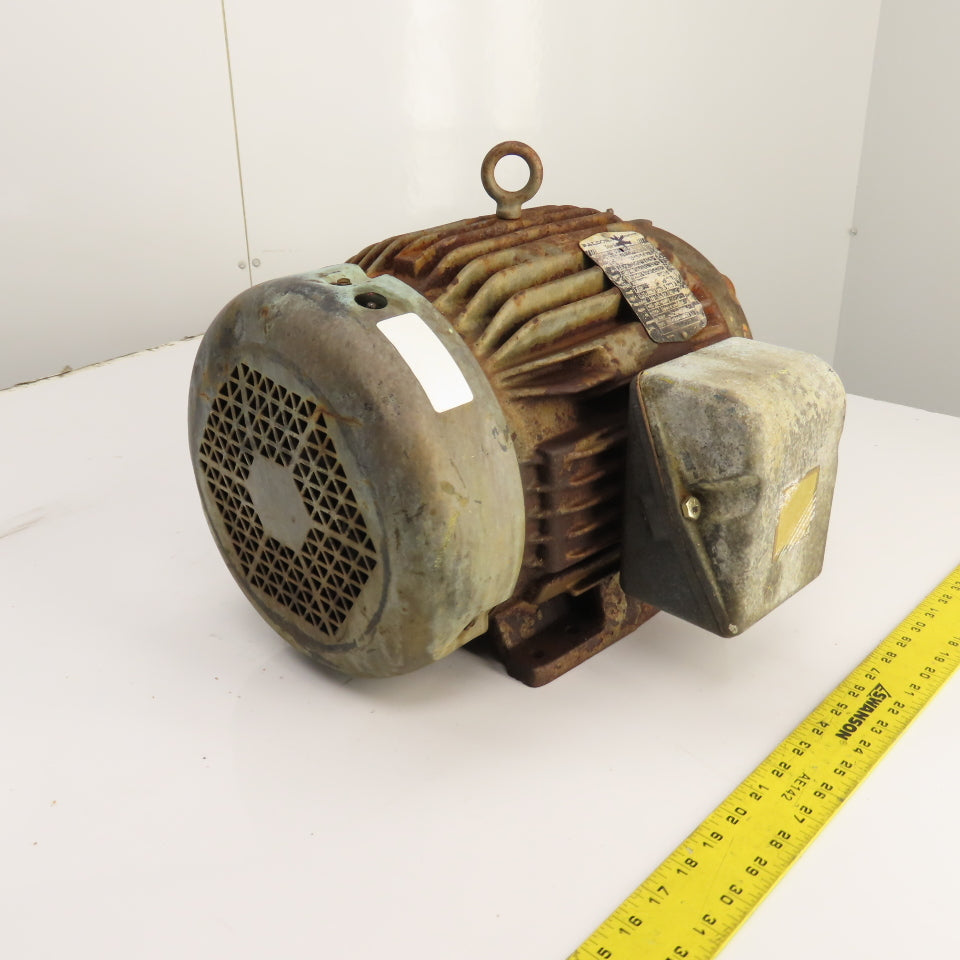 Baldor 7.5HP AC Electric Motor 208-230/460V 3PH 3520RPM 213T Frame Tested