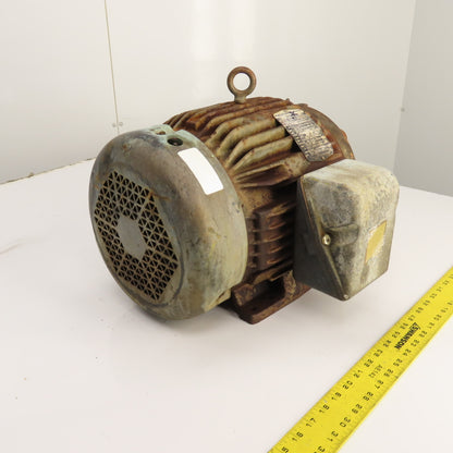 Baldor 7.5HP AC Electric Motor 208-230/460V 3PH 3520RPM 213T Frame Tested