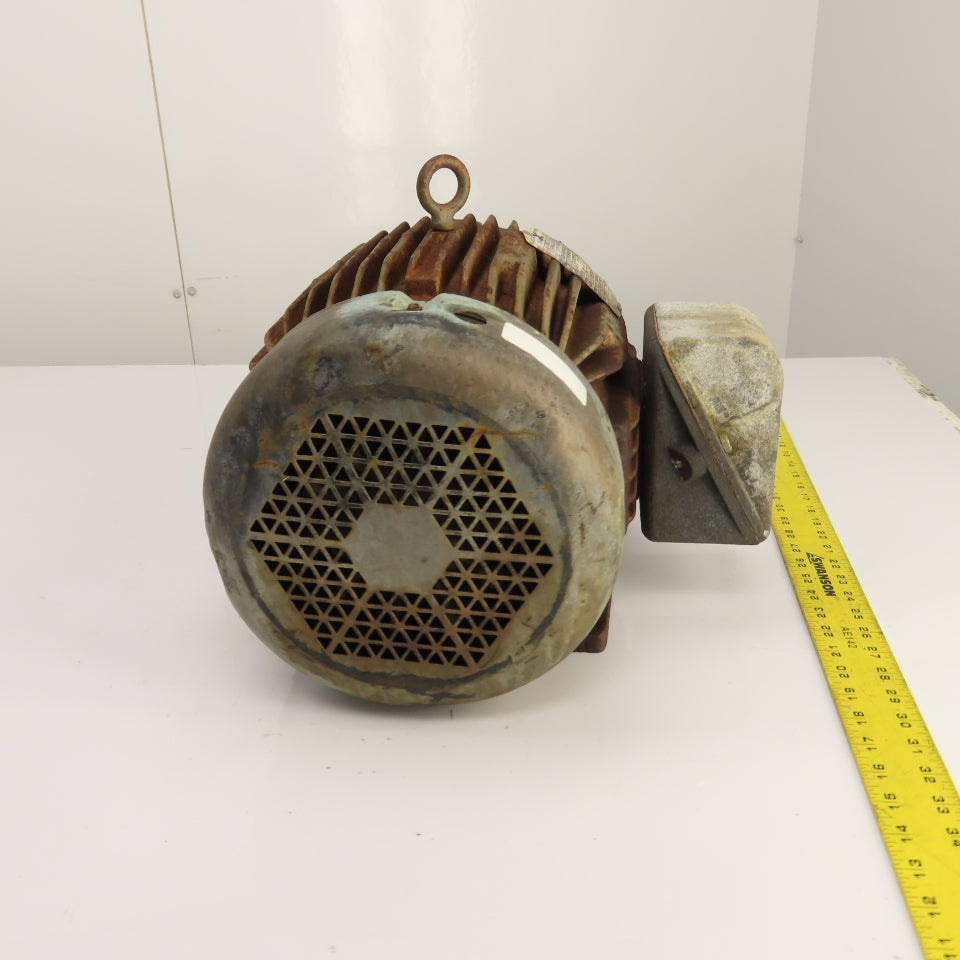 Baldor 7.5HP AC Electric Motor 208-230/460V 3PH 3520RPM 213T Frame Tested
