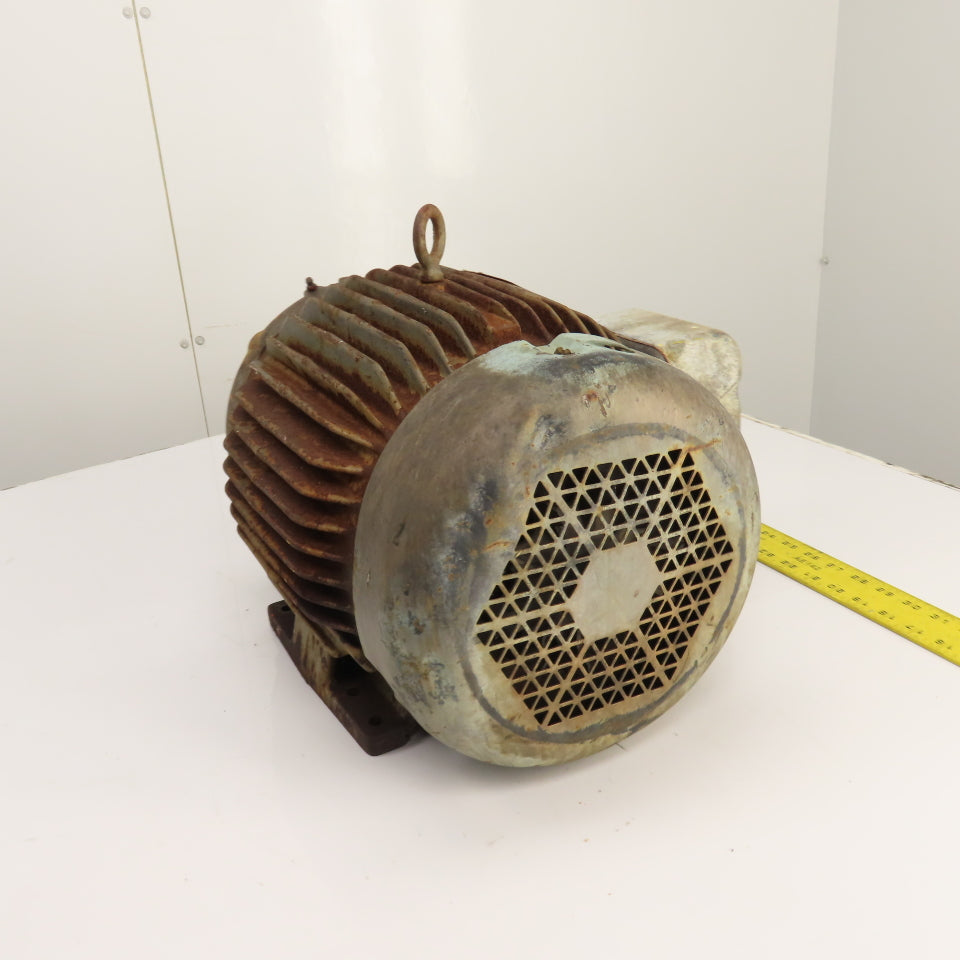 Baldor 7.5HP AC Electric Motor 208-230/460V 3PH 3520RPM 213T Frame Tested