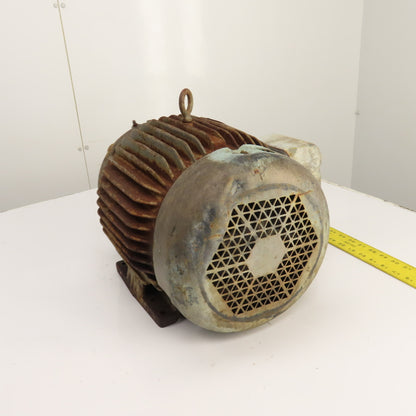 Baldor 7.5HP AC Electric Motor 208-230/460V 3PH 3520RPM 213T Frame Tested