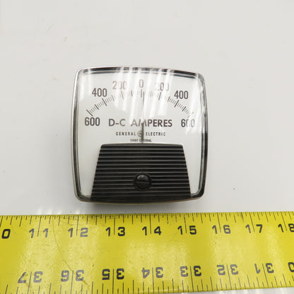 General Electric 50-162122GBSJ2 600-0-600A DC Amperes Panel Meter