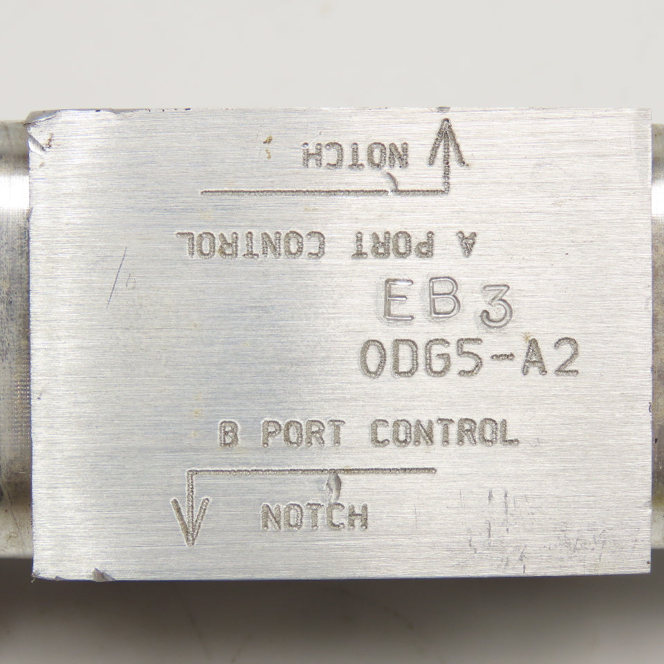 Sun Hydraulics EB3 0DG5-A2 PBDBLAN Hydraulic Reducer W/ Check Sandwich Valve