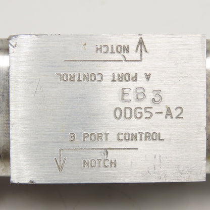 Sun Hydraulics EB3 0DG5-A2 PBDBLAN Hydraulic Reducer W/ Check Sandwich Valve
