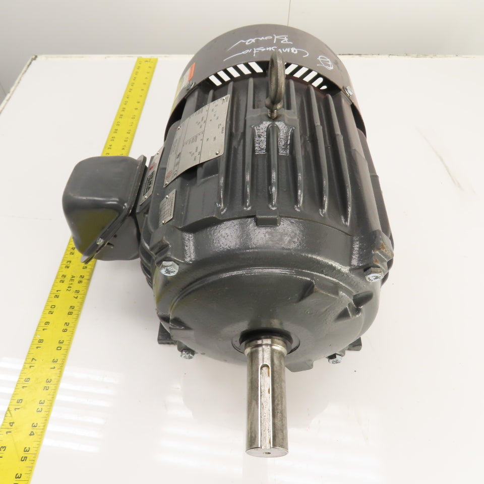 Nidec H7P1D DP54 7.5HP AC Electric Motor 230/460V 3PH 3530RPM 213T Frame Tested
