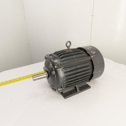 Nidec H7P1D DP54 7.5HP AC Electric Motor 230/460V 3PH 3530RPM 213T Frame Tested