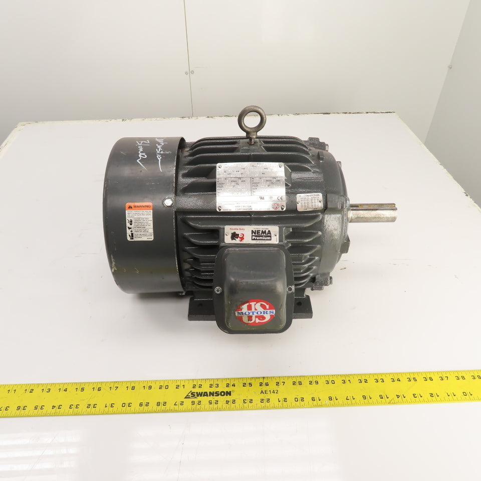 Nidec H7P1D DP54 7.5HP AC Electric Motor 230/460V 3PH 3530RPM 213T Frame Tested