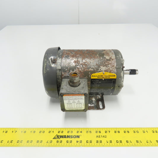Baldor M3539 .5HP AC Electric Motor 3Ph 230/460V 56 Frame 1140RPM