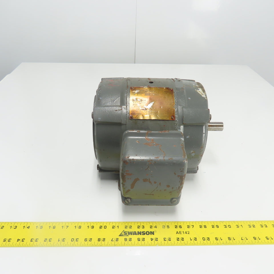 Westinghouse ABNV 1.5HP AC Electric Motor 3Ph 220/440V 3500RPM