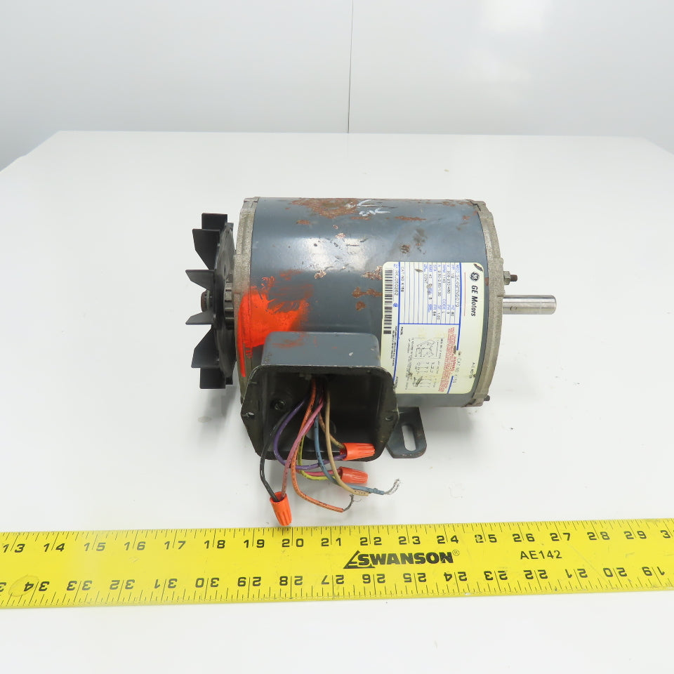 GE General Electric 5K49MN6079 1/2HP AC Electric Motor 3Ph 230/460V 1140RPM 56