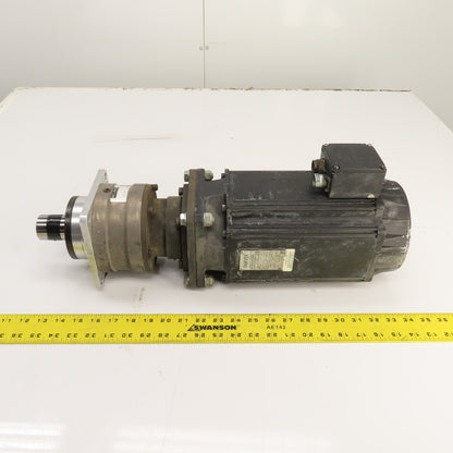 Parvex LD825EJR2312-Z Inline Servo Gear Motor 17.5Nm W/ Mijno Gear Box 140