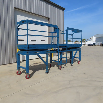 27" x 14' Rolling Powered Scaffold Lift 115V 48"-75" Working Height