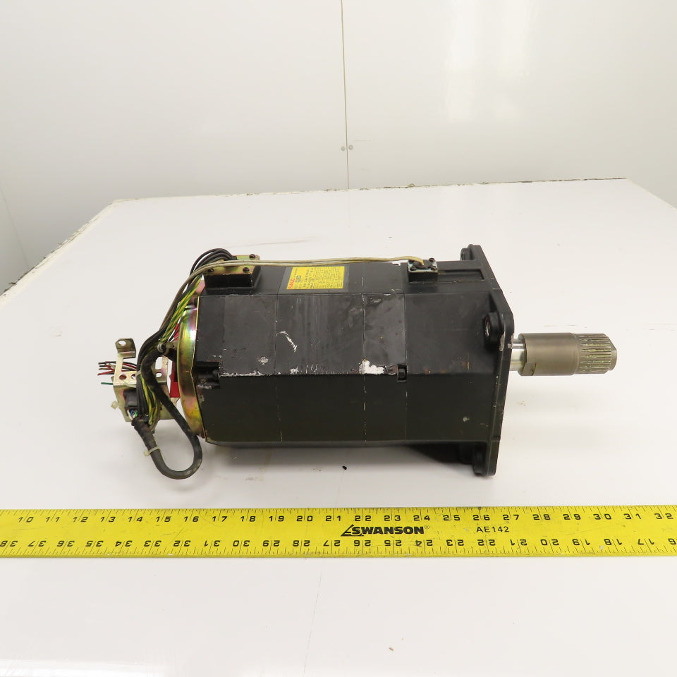 Fanuc A06B-0142-B675#0003 2.1kW AC Servo Motor 186V 2000RPM Parts/Repair