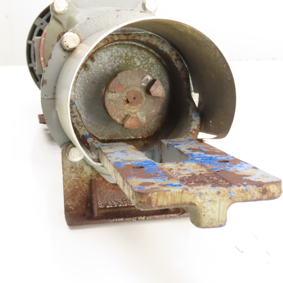 Baldor FX1-04-B5-56C 4:1 Ratio Inline Gear Motor 90VDC 1/2HP 437.5RPM 5/8"