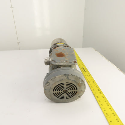 Baldor FX1-04-B5-56C 4:1 Ratio Inline Gear Motor 90VDC 1/2HP 437.5RPM 5/8"