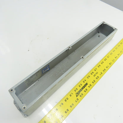 Weigmann Hubbell PB8 20-1/4" x 3-1/4" x 3" Pushbutton Station Enclosure 8-Slot