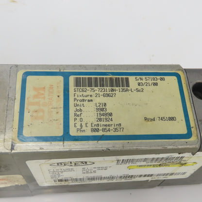 BTM STC62-75-723110H-90A-L-SC2 Pneumatic Power Clamp 21-69627