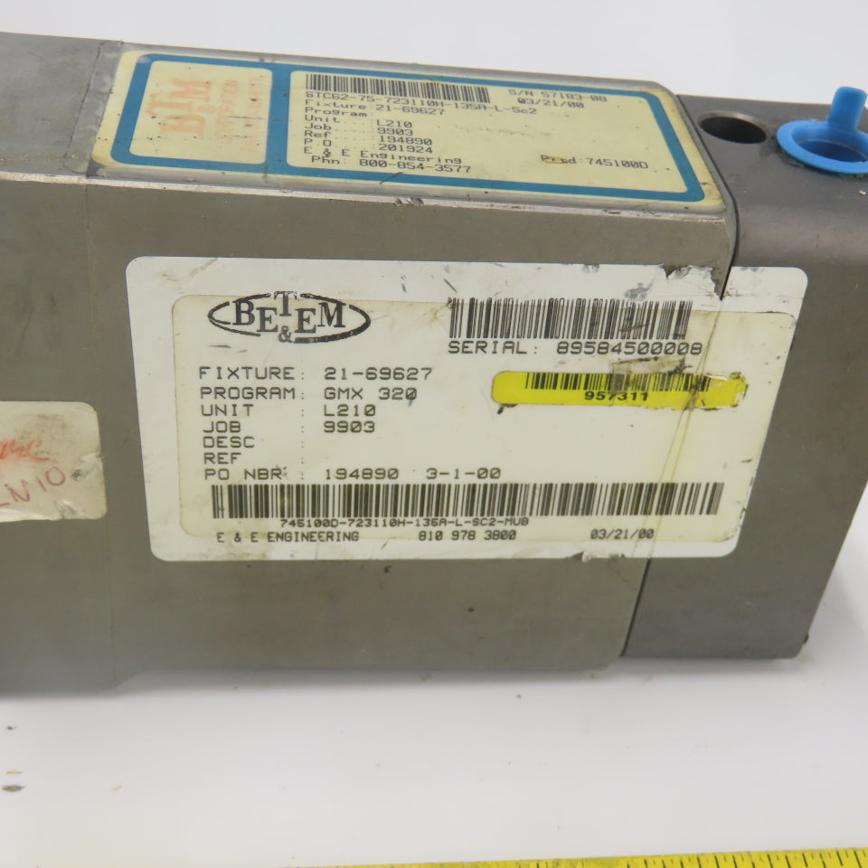 BTM STC62-75-723110H-90A-L-SC2 Pneumatic Power Clamp 21-69627