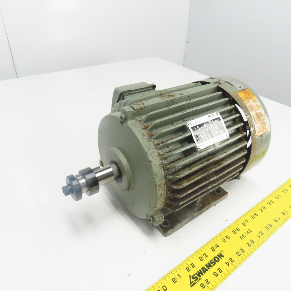 Fuji MVA3097A 1.5Kw FV Electric Motor 3Ph 200V 3410RPM