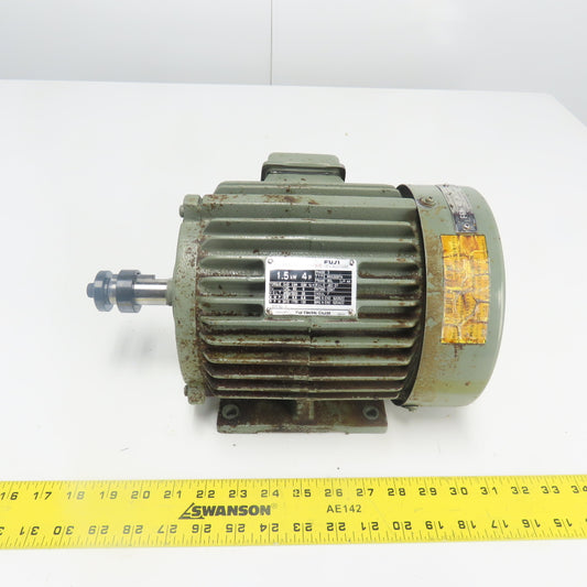 Fuji MVA3097A 1.5Kw FV Electric Motor 3Ph 200V 3410RPM