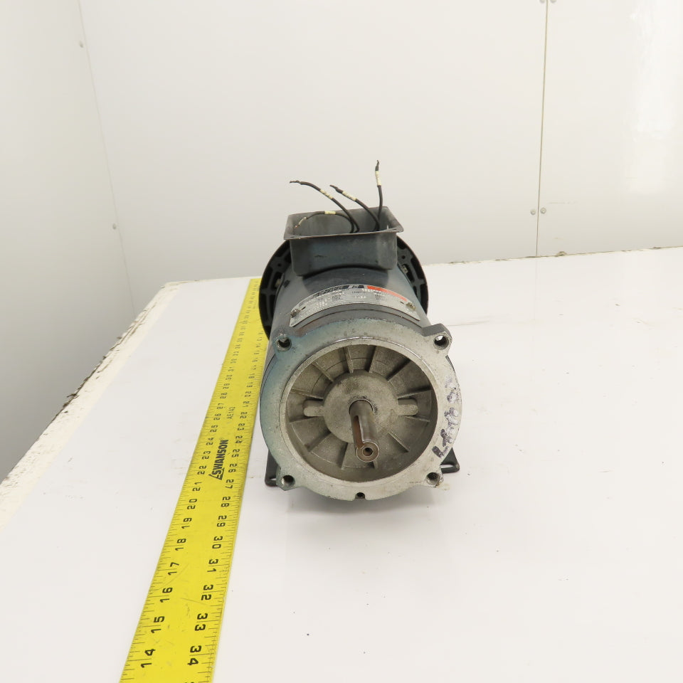 Reliance TPR 1HP DC Electric Motor 180V 1750RPM EM0056C Frame 5/8" Tested