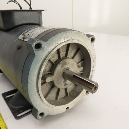 Reliance TPR 1HP DC Electric Motor 180V 1750RPM EM0056C Frame 5/8" Tested