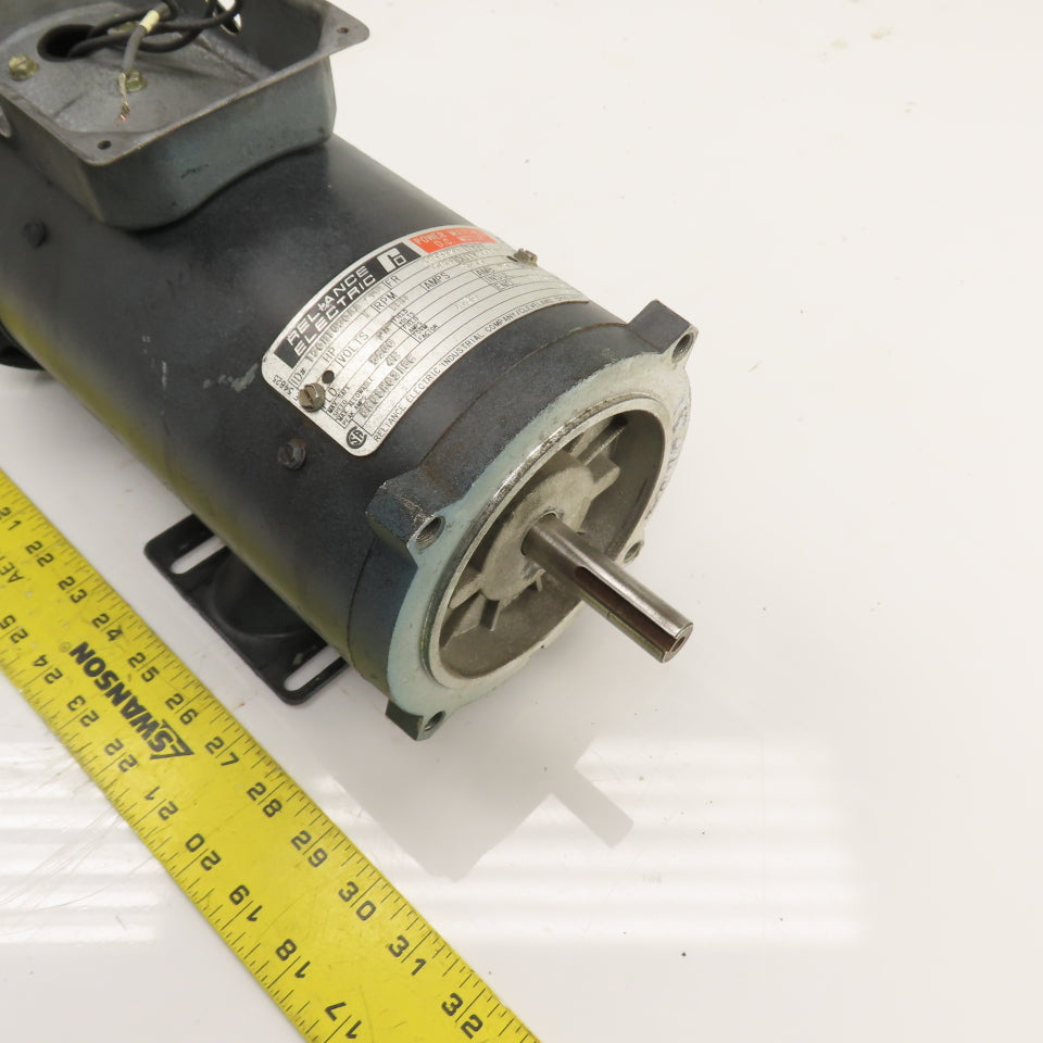 Reliance TPR 1HP DC Electric Motor 180V 1750RPM EM0056C Frame 5/8" Tested