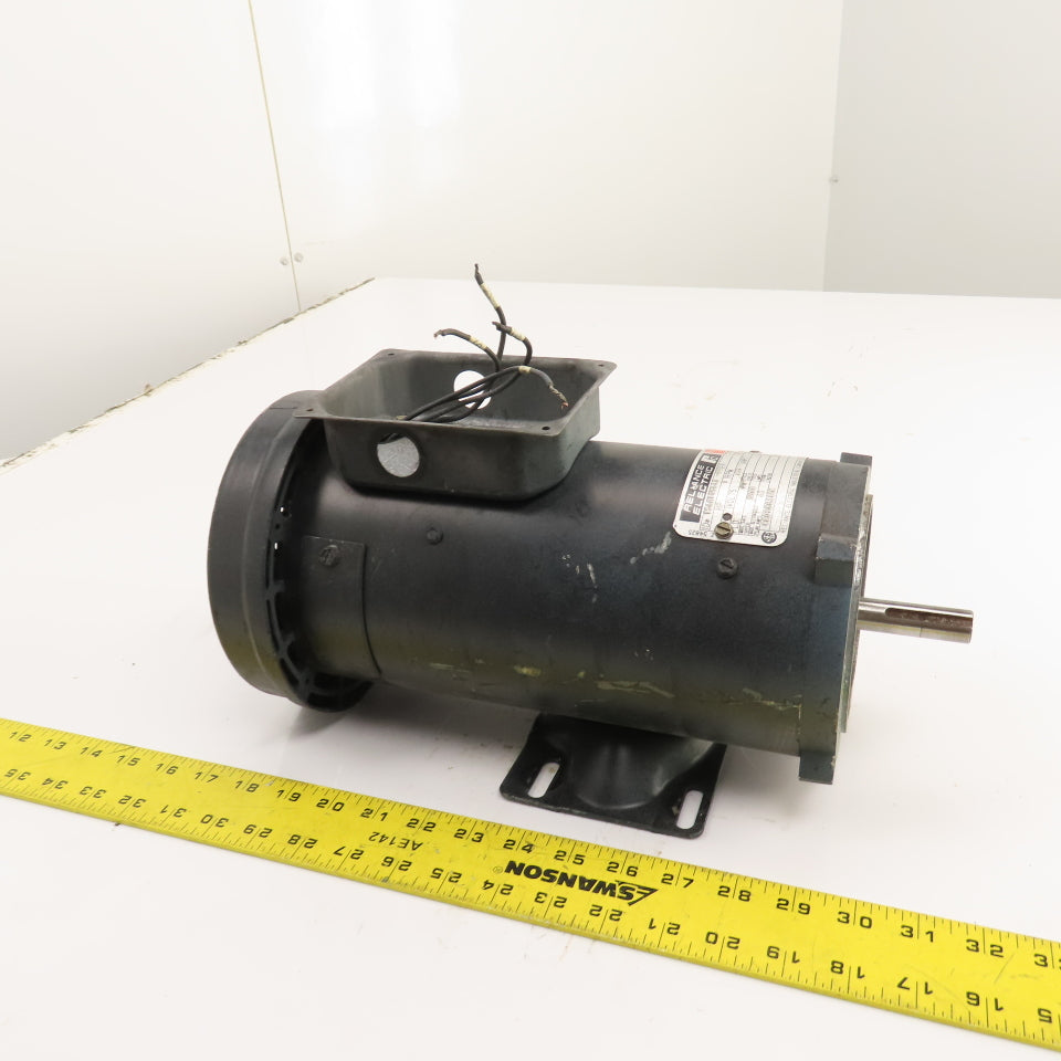 Reliance TPR 1HP DC Electric Motor 180V 1750RPM EM0056C Frame 5/8" Tested