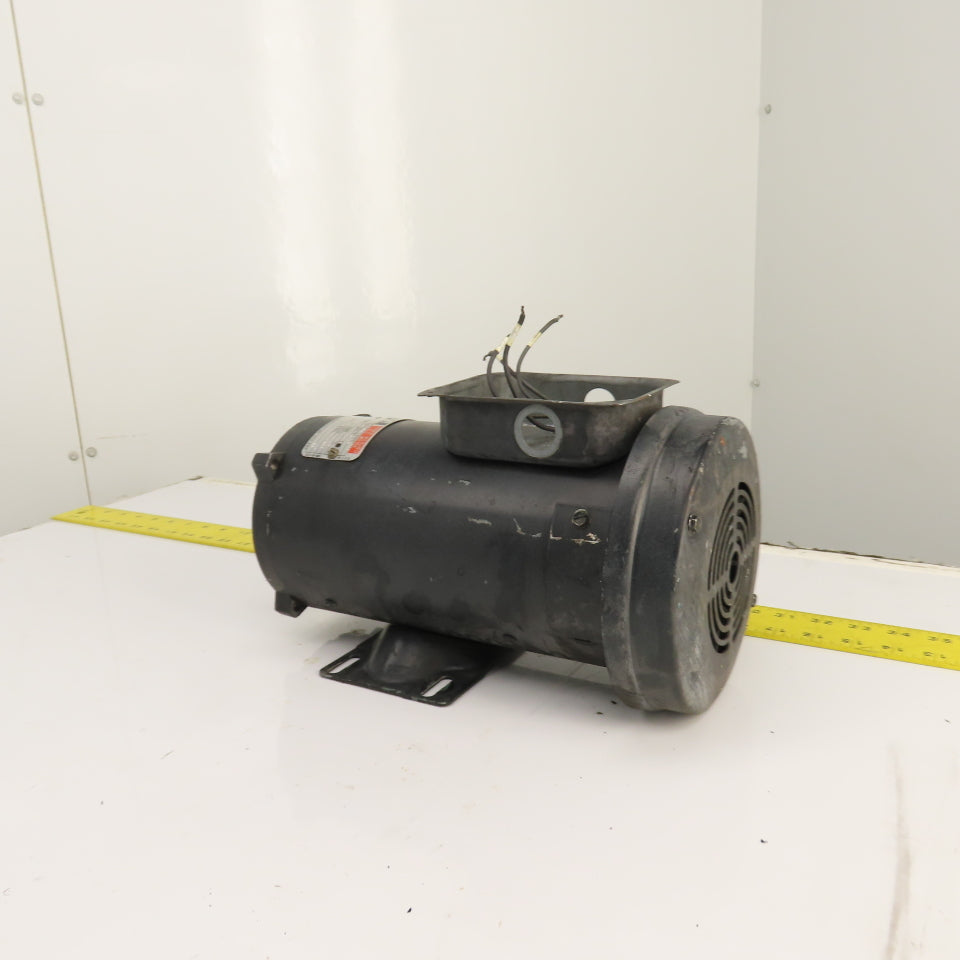 Reliance TPR 1HP DC Electric Motor 180V 1750RPM EM0056C Frame 5/8" Tested