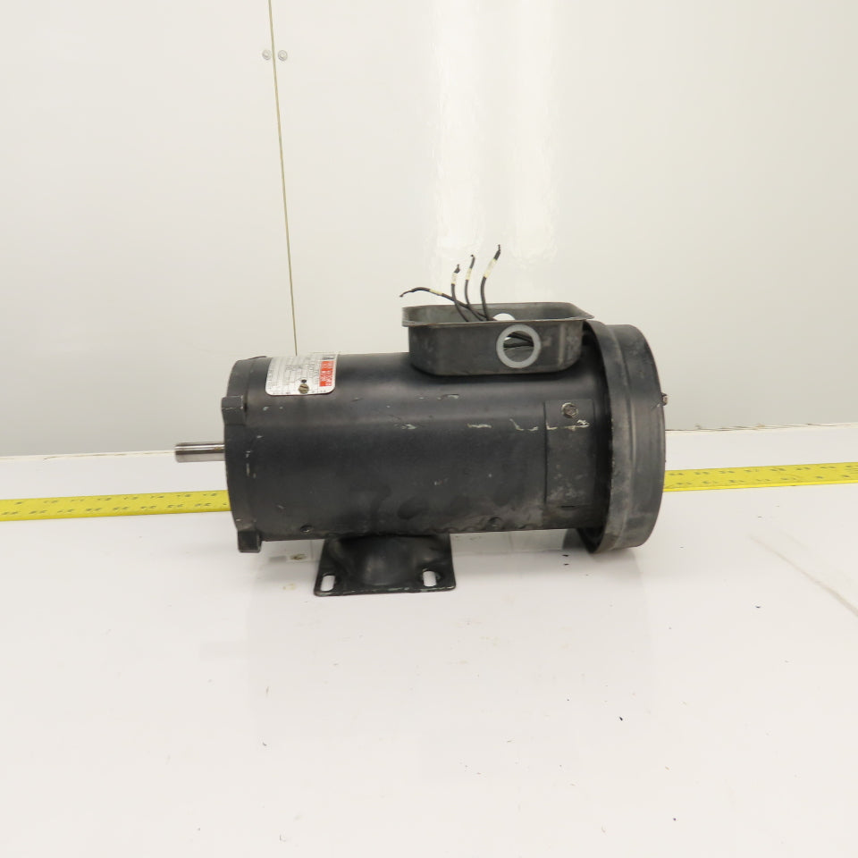 Reliance TPR 1HP DC Electric Motor 180V 1750RPM EM0056C Frame 5/8" Tested