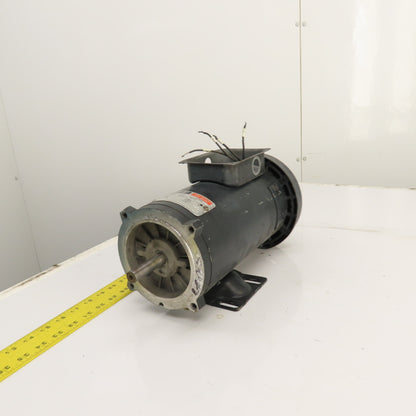 Reliance TPR 1HP DC Electric Motor 180V 1750RPM EM0056C Frame 5/8" Tested